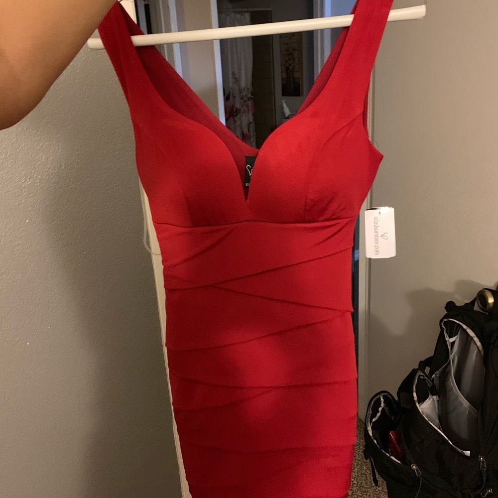 Windsor Red Mini Dress